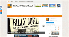 Desktop Screenshot of mrallsophistory.com